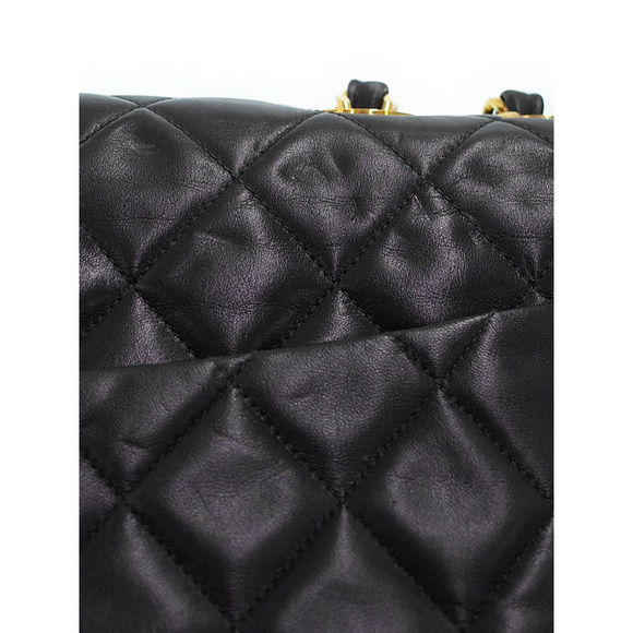 Chanel Deca Matelasse Chain Shoulder Bag Black - Picture 7 of 9
